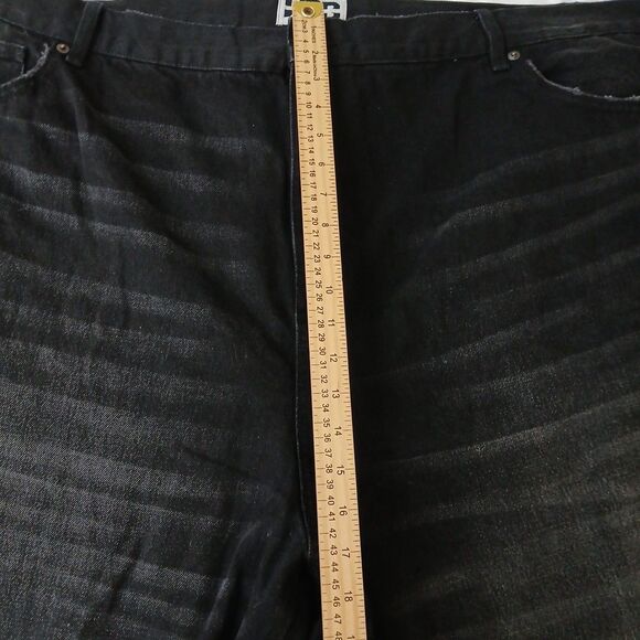 KBB by KAHLANA Women's Mid-Rise 'The Barrel Leg Jean' Black Wash SZ 26 3X NWT - Picture 5 of 9